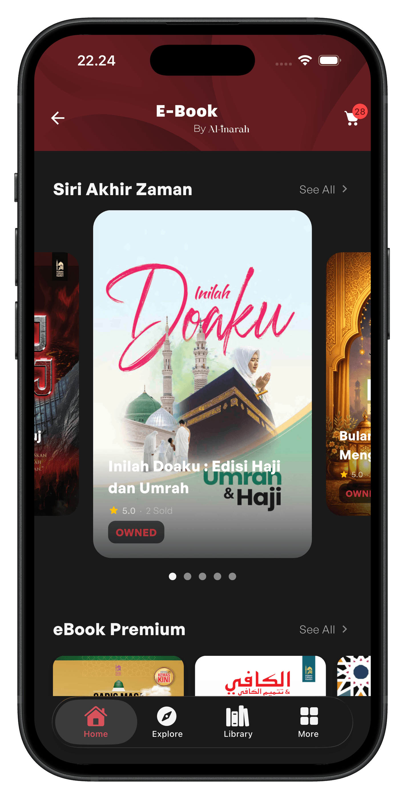 Perpustakaan E-Book Premium