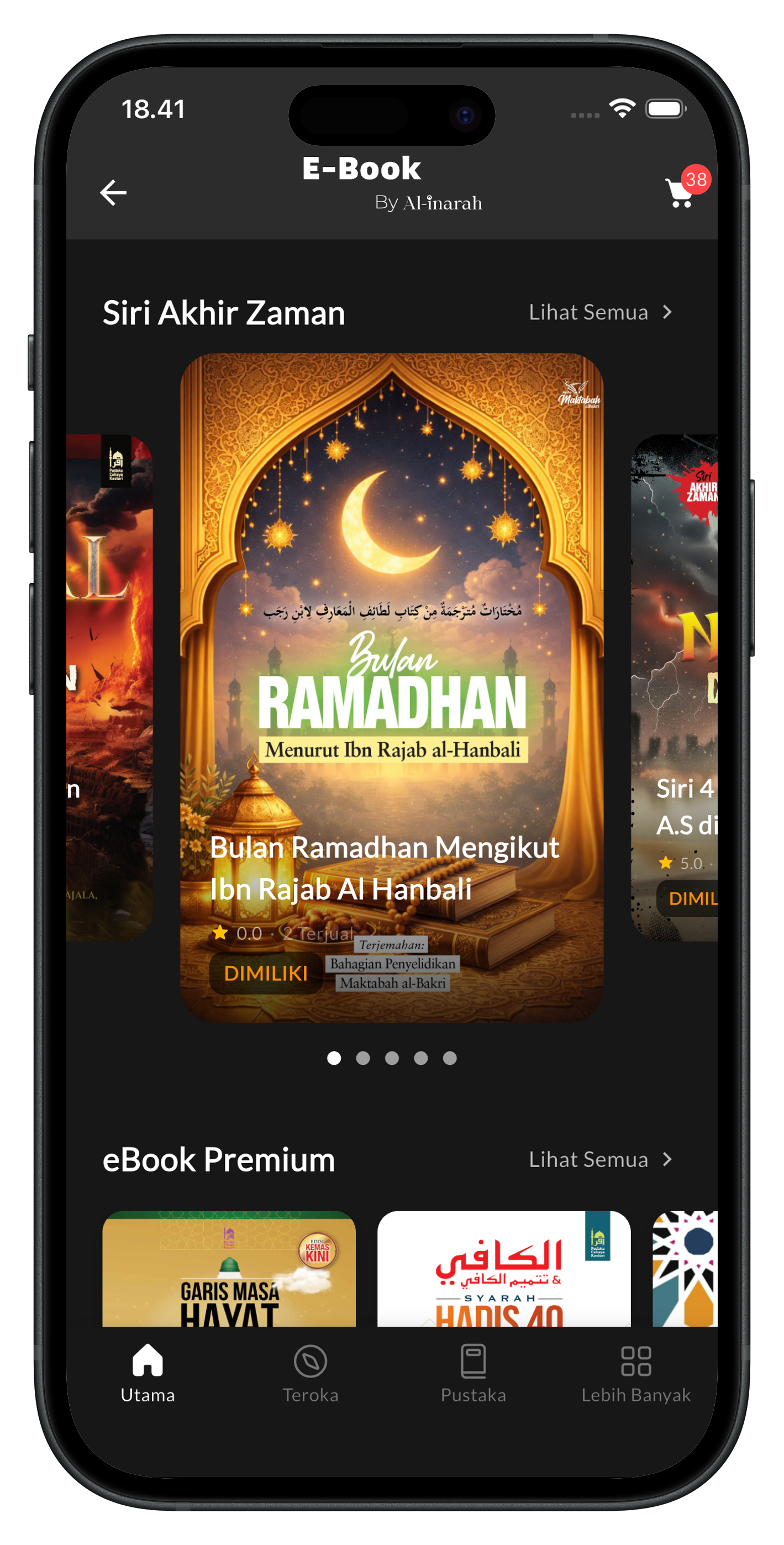 Perpustakaan E-Book Premium